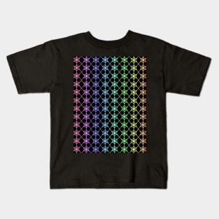 Rainbow Stars Geometric Kids T-Shirt